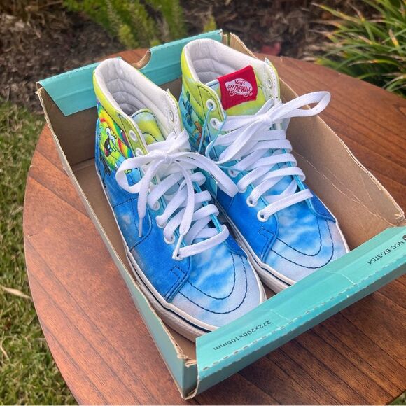 Vans SpongeBob Imaginaaation Sk8-Hi sneakers Limited Edition Unisex NEW - Picture 8 of 9